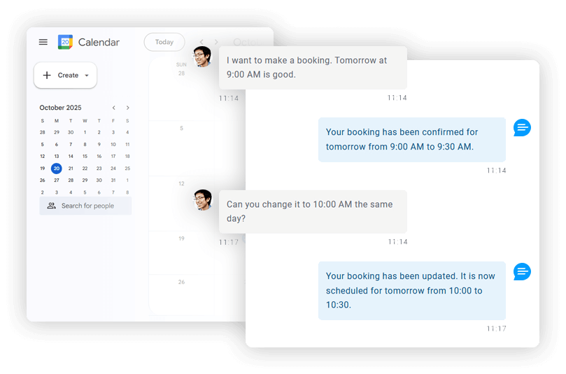 Google Calendar Chatbot