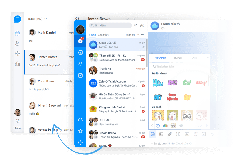 Zalo chat integration